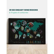 Scratch off Wine map World